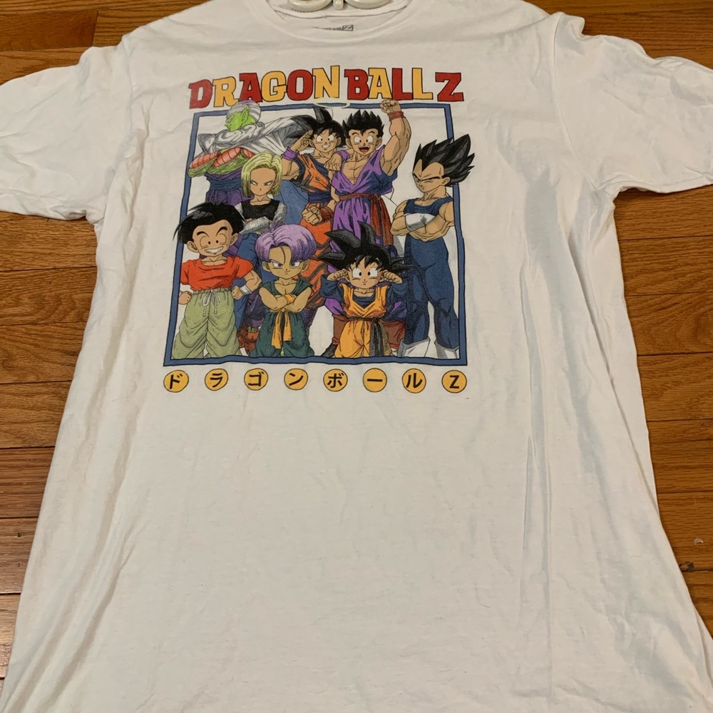 Men’s DragonBallZ White Graphic T-Shirt